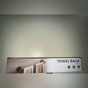 Grey Towel Rack Easy Assemble